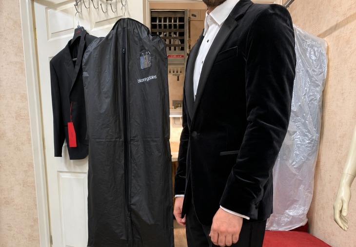 Men’s tuxedo fitting and suit adjustments
