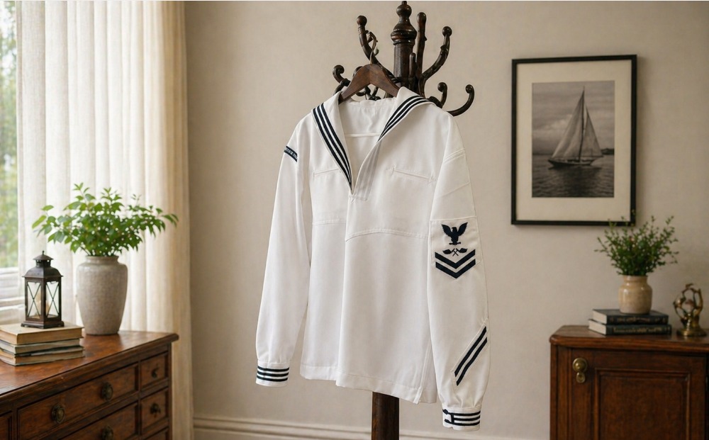 Uniform embroidery and logo stitching detail